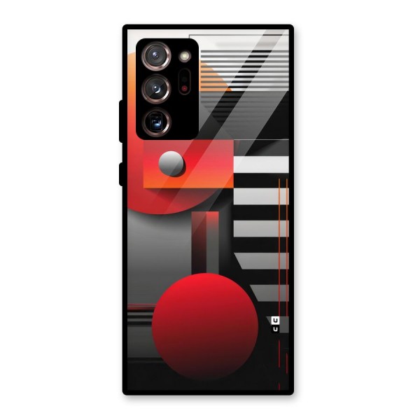 Geometrical Marvel Glass Back Case for Galaxy Note 20 Ultra