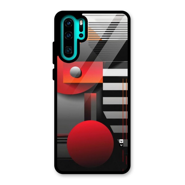 Geometrical Marvel Glass Back Case for Huawei P30 Pro