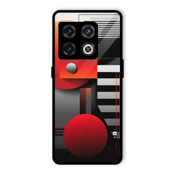 Geometrical Marvel Glass Back Case for OnePlus 10 Pro 5G