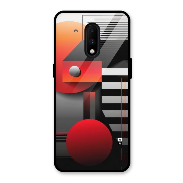 Geometrical Marvel Glass Back Case for OnePlus 7