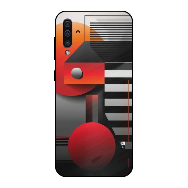 Geometrical Marvel Metal Back Case for Galaxy A30s