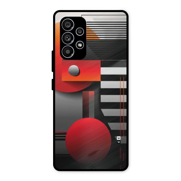 Geometrical Marvel Metal Back Case for Galaxy A53 5G