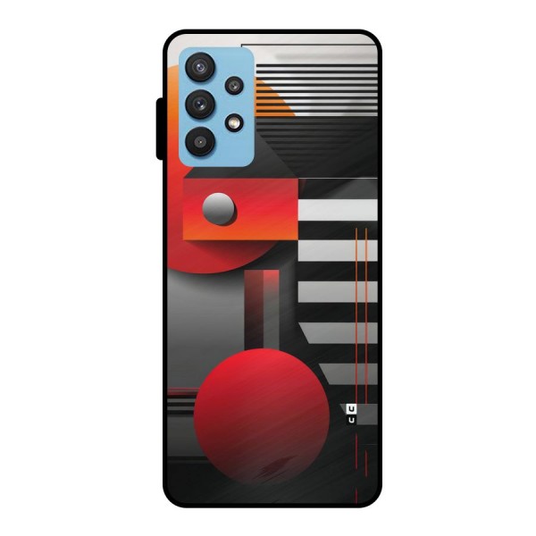 Geometrical Marvel Metal Back Case for Galaxy M32 5G