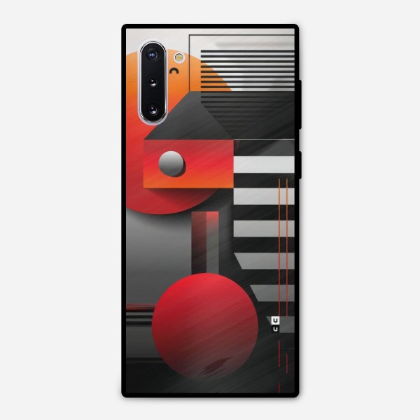 Geometrical Marvel Metal Back Case for Galaxy Note 10