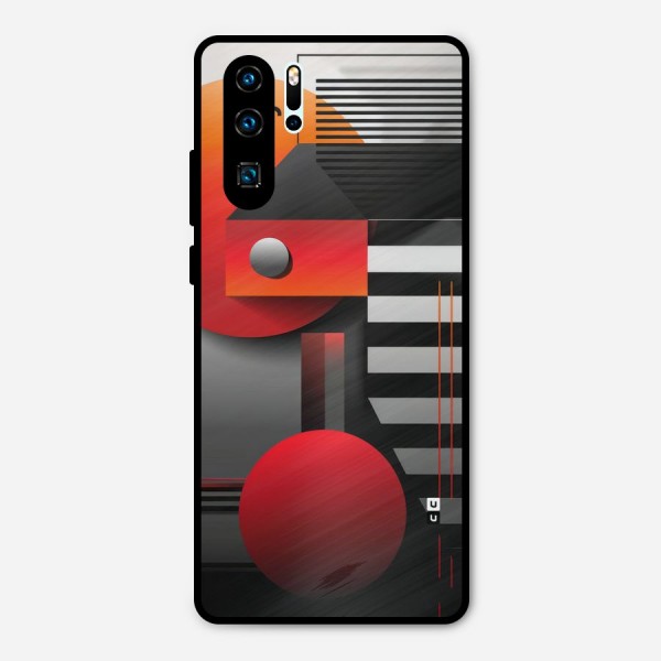 Geometrical Marvel Metal Back Case for Huawei P30 Pro