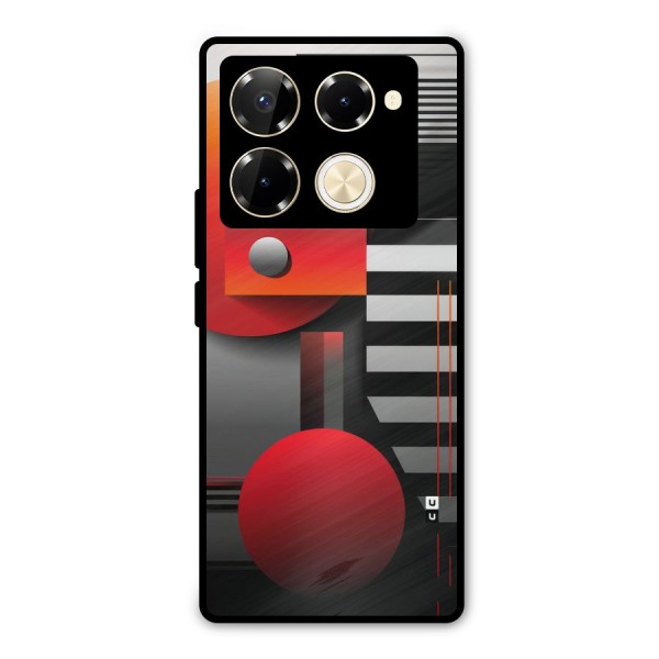 Geometrical Marvel Metal Back Case for Infinix Note 40 Pro Plus