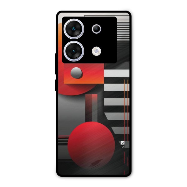 Geometrical Marvel Metal Back Case for Infinix Zero 30 5G