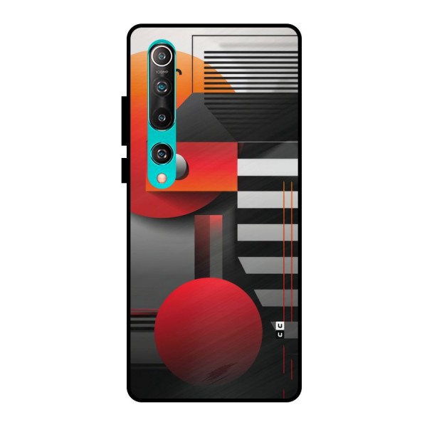 Geometrical Marvel Metal Back Case for Mi 10
