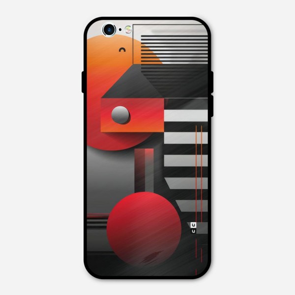 Geometrical Marvel Metal Back Case for iPhone 6 6s