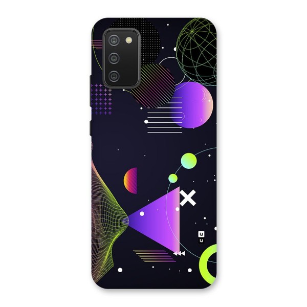 Geometrical Wireframe Back Case for Galaxy M02s