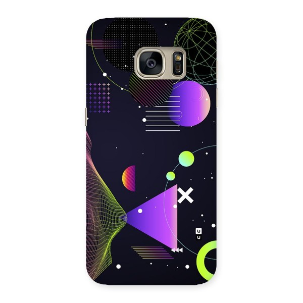 Geometrical Wireframe Back Case for Galaxy S7