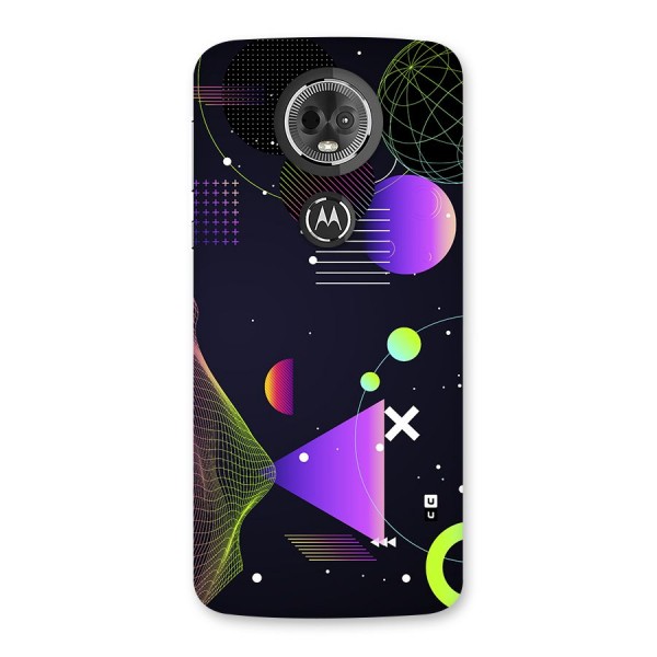Geometrical Wireframe Back Case for Moto E5 Plus