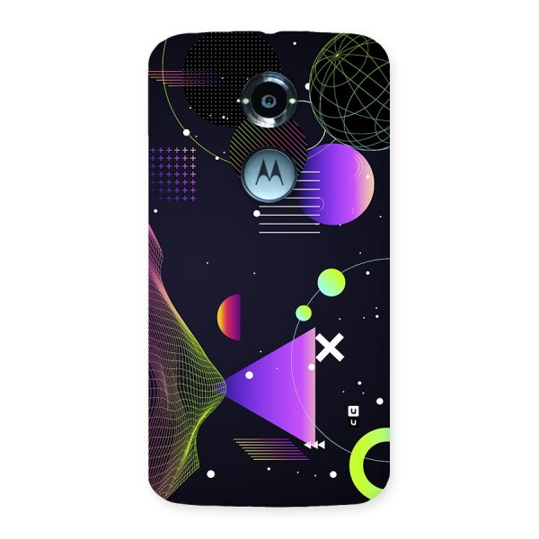 Geometrical Wireframe Back Case for Moto X2