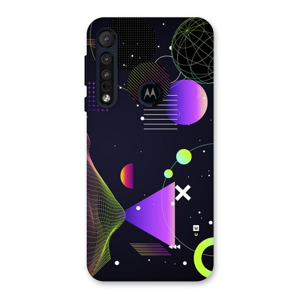Geometrical Wireframe Back Case for Motorola One Macro