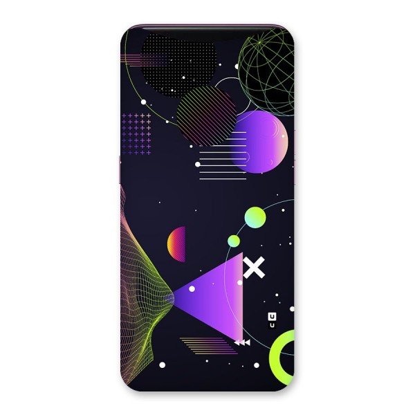 Geometrical Wireframe Back Case for Oppo Find X