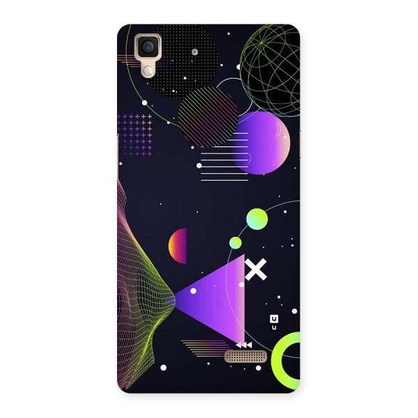Geometrical Wireframe Back Case for Oppo R7