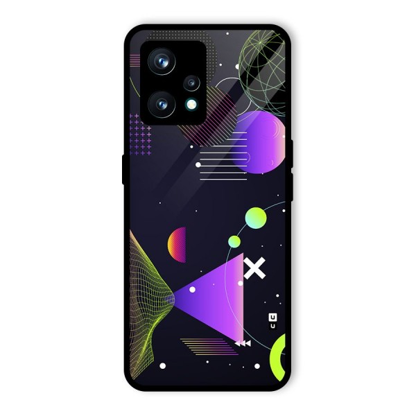 Geometrical Wireframe Back Case for Realme 9