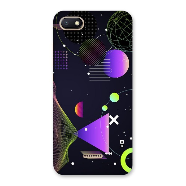 Geometrical Wireframe Back Case for Redmi 6A