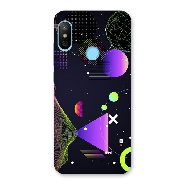 Geometrical Wireframe Back Case for Redmi 6 Pro
