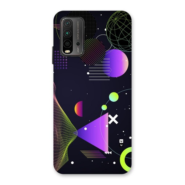 Geometrical Wireframe Back Case for Redmi 9 Power