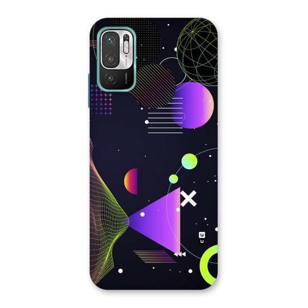 Geometrical Wireframe Back Case for Redmi Note 10T 5G
