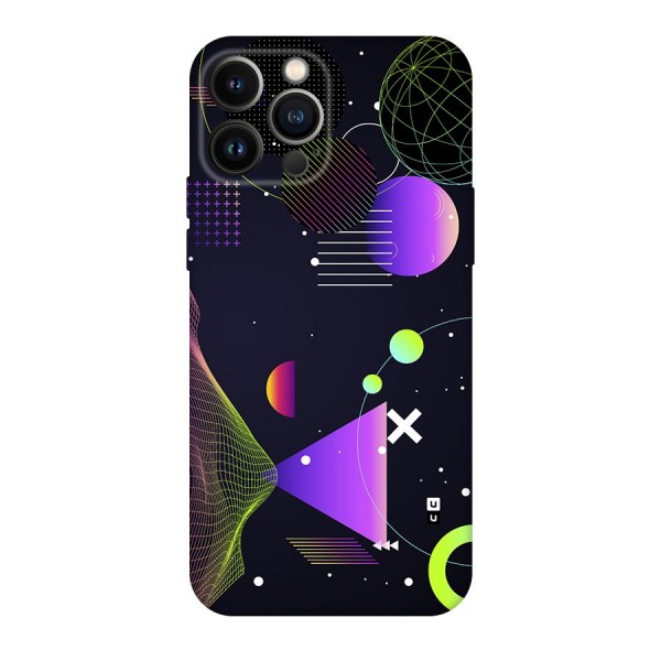 Geometrical Wireframe Back Case for iPhone 13 Pro Max