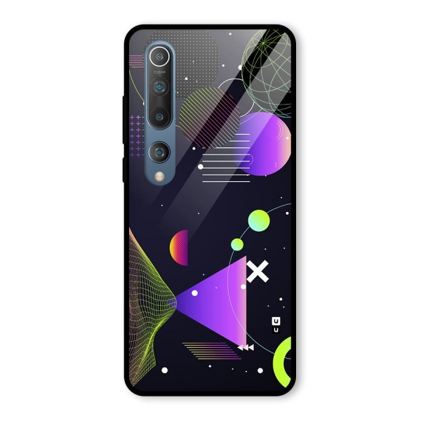 Geometrical Wireframe Glass Back Case for Mi 10