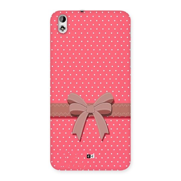 Gift Ribbon Back Case for Desire 816