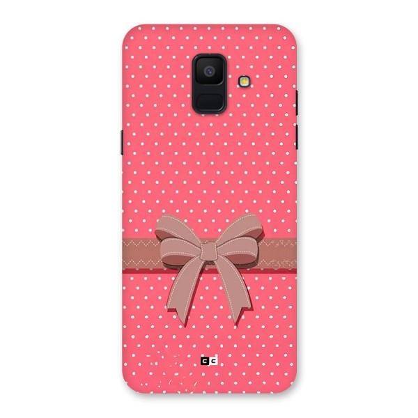 Gift Ribbon Back Case for Galaxy A6 (2018)