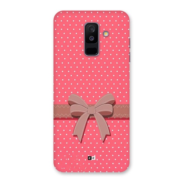 Gift Ribbon Back Case for Galaxy A6 Plus