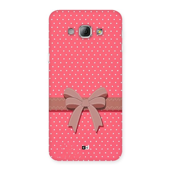 Gift Ribbon Back Case for Galaxy A8
