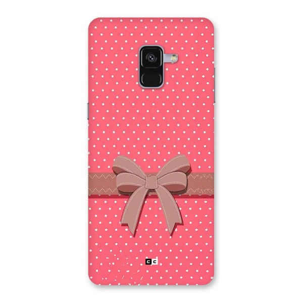 Gift Ribbon Back Case for Galaxy A8 Plus