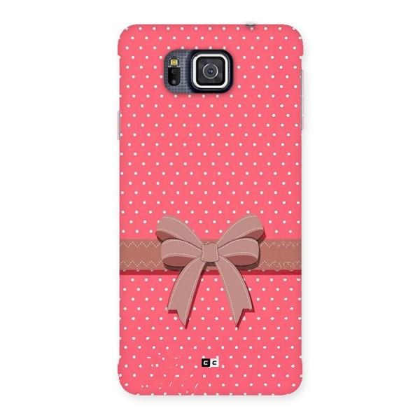 Gift Ribbon Back Case for Galaxy Alpha