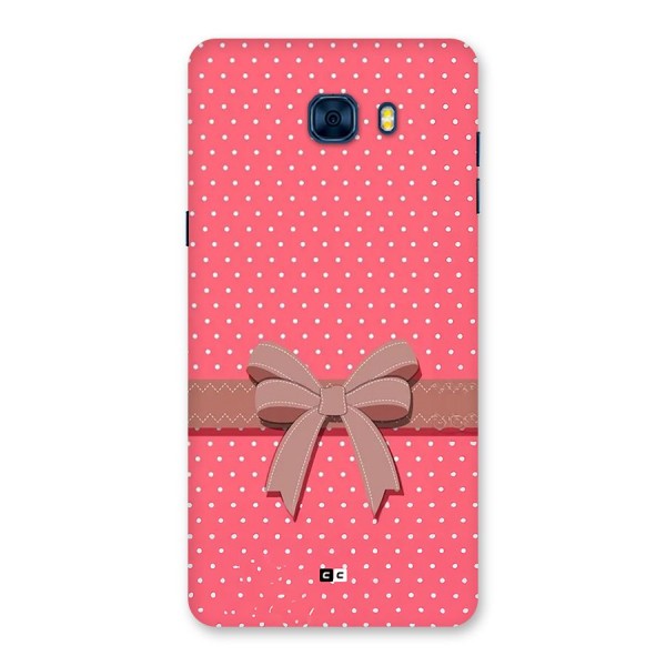 Gift Ribbon Back Case for Galaxy C7 Pro