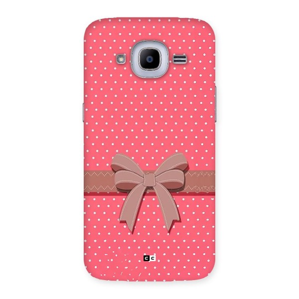 Gift Ribbon Back Case for Galaxy J2 2016
