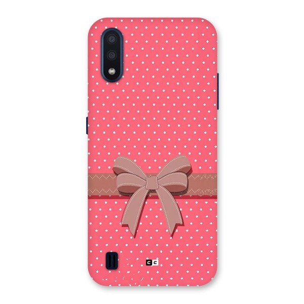 Gift Ribbon Back Case for Galaxy M01
