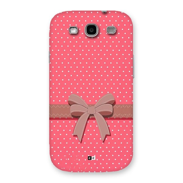 Gift Ribbon Back Case for Galaxy S3