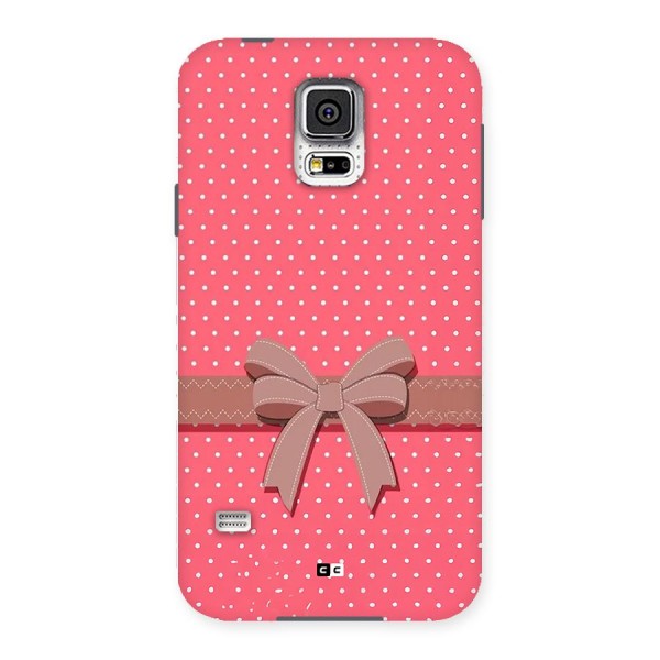 Gift Ribbon Back Case for Galaxy S5