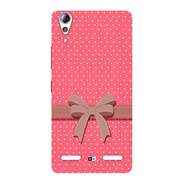 Gift Ribbon Back Case for Lenovo A6000 Plus