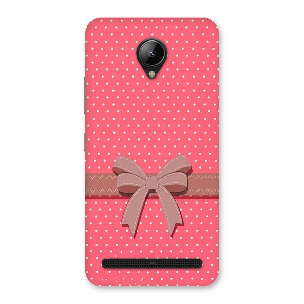 Gift Ribbon Back Case for Lenovo C2