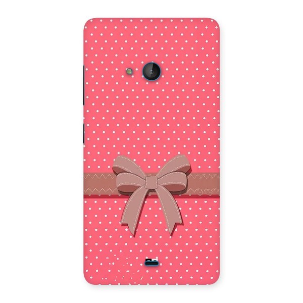 Gift Ribbon Back Case for Lumia 540