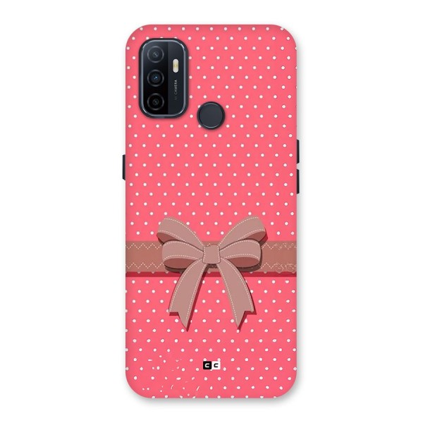 Gift Ribbon Back Case for Oppo A32