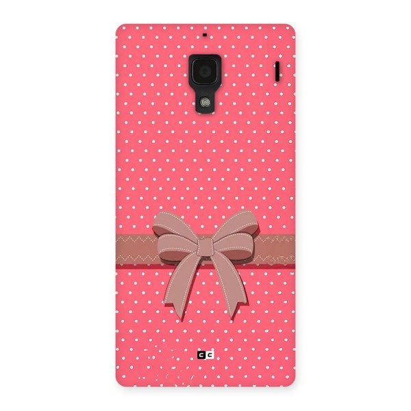 Gift Ribbon Back Case for Redmi 1s