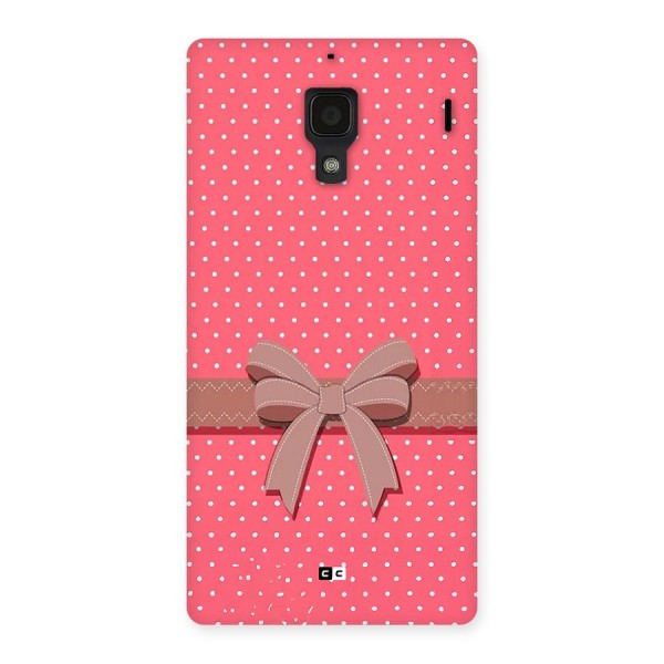 Gift Ribbon Back Case for Redmi 1s