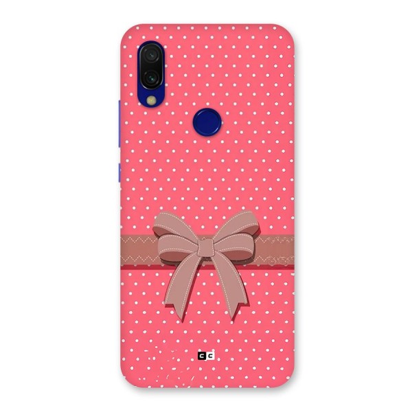 Gift Ribbon Back Case for Redmi 7