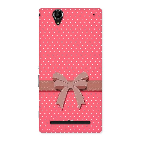 Gift Ribbon Back Case for Xperia T2