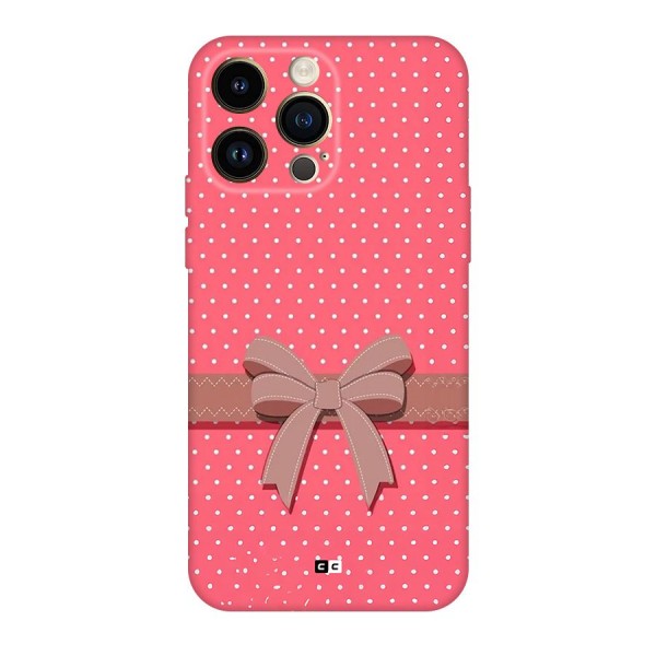 Gift Ribbon Back Case for iPhone 14 Pro Max