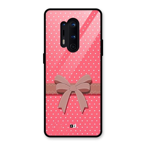 Gift Ribbon Glass Back Case for OnePlus 8 Pro