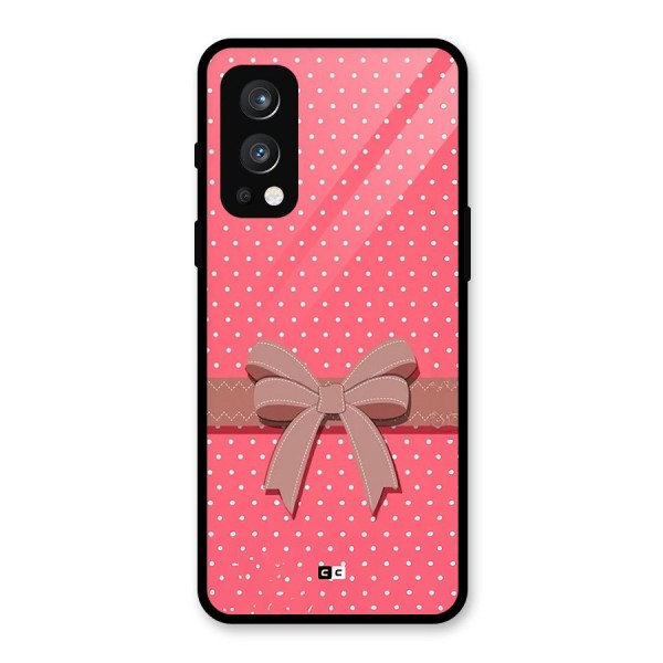 Gift Ribbon Glass Back Case for OnePlus Nord 2 5G