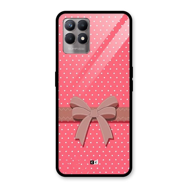 Gift Ribbon Glass Back Case for Realme Narzo 50